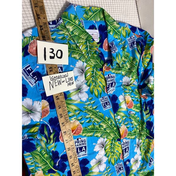 MLB Grapefruit League Baseball Spring Training 2023 Shirt Men's Sz LRG Button up - Picture 4 of 7